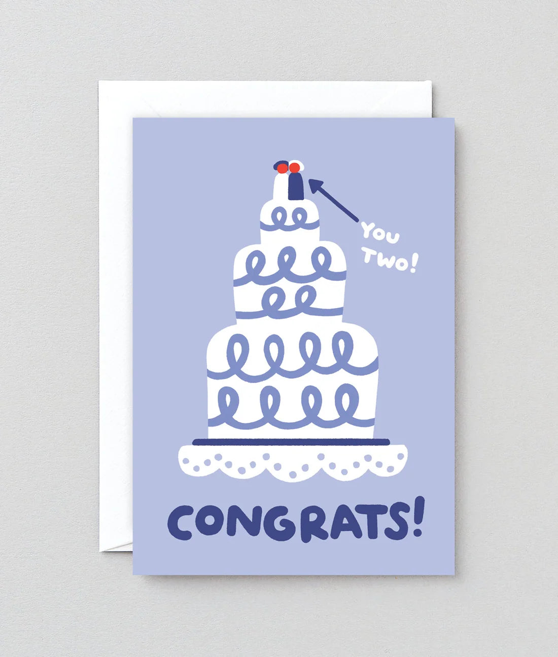 Congrats You Two Wedding Card