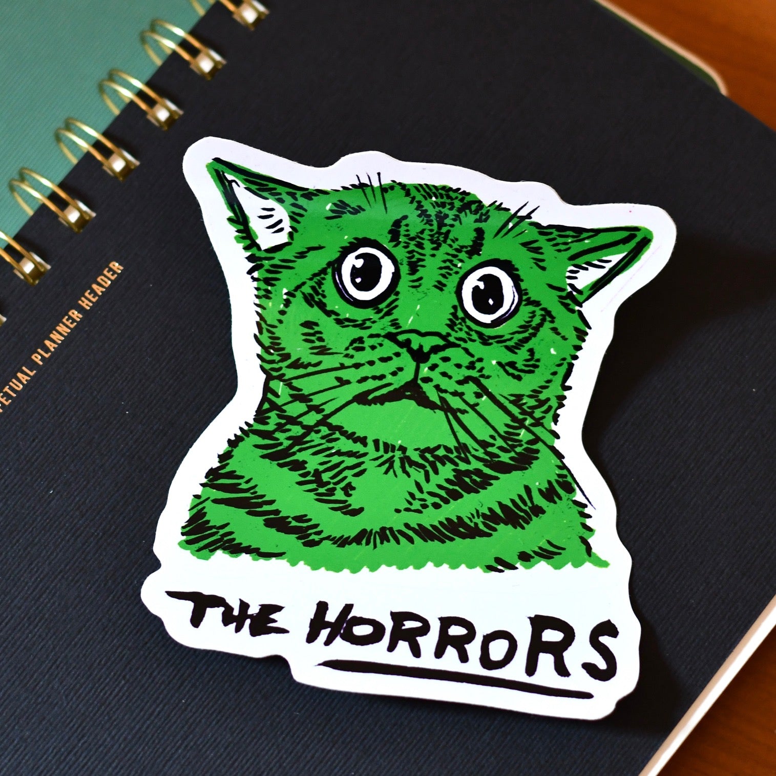 The Horrors Cat Sticker