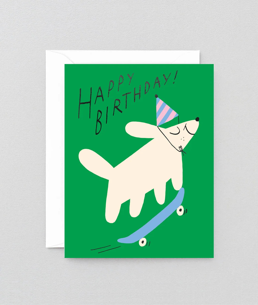 Dog & Skateboard Birthday Card