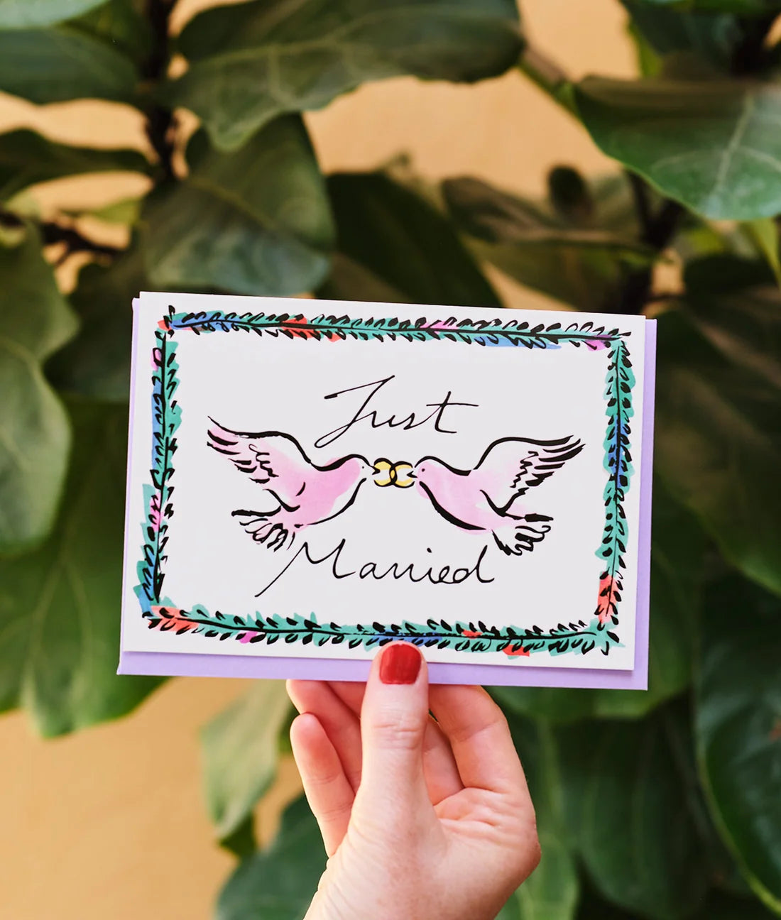 Doves Wedding Card