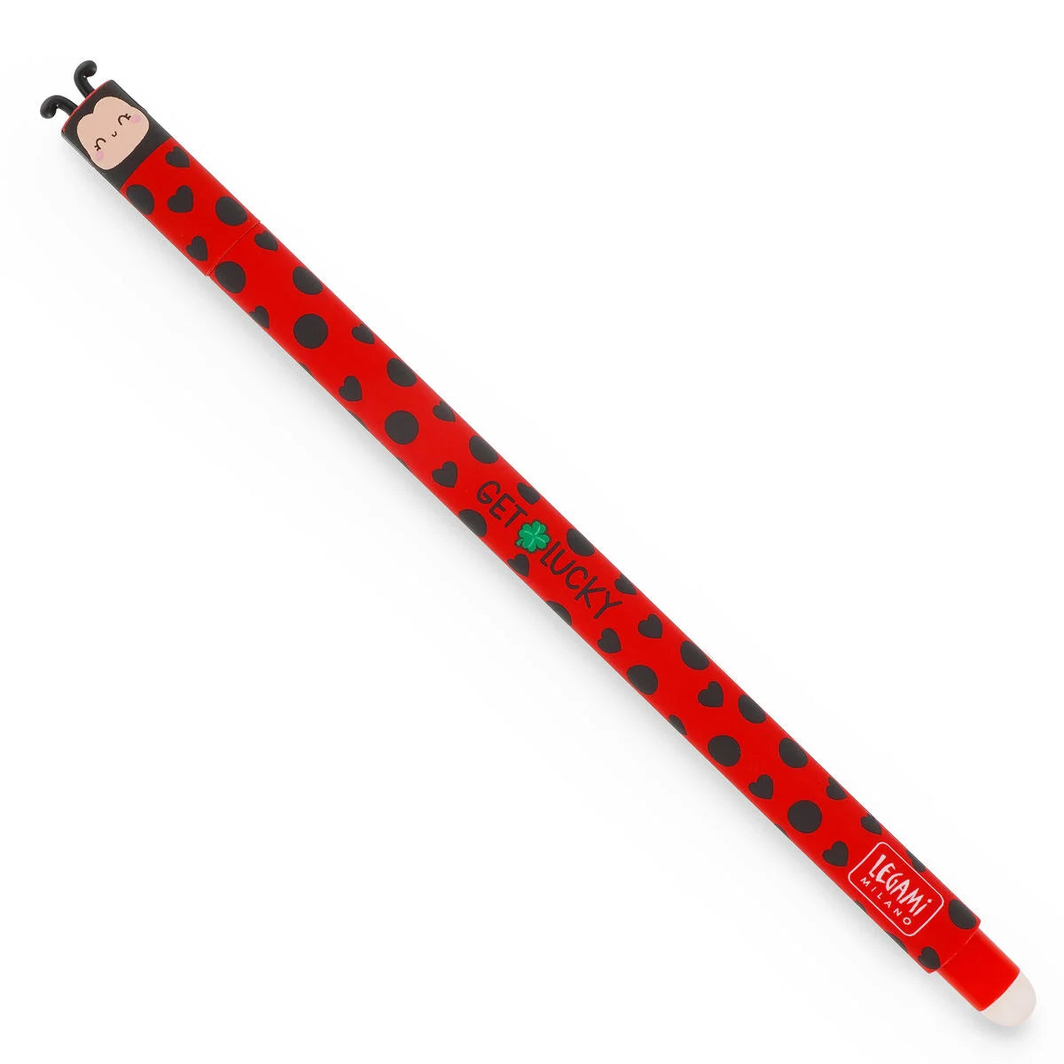 Ladybug Erasable Gel Pen - Red Ink