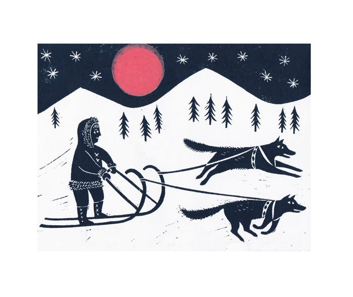 Emily Sutton - Sleigh Ride Blank Card