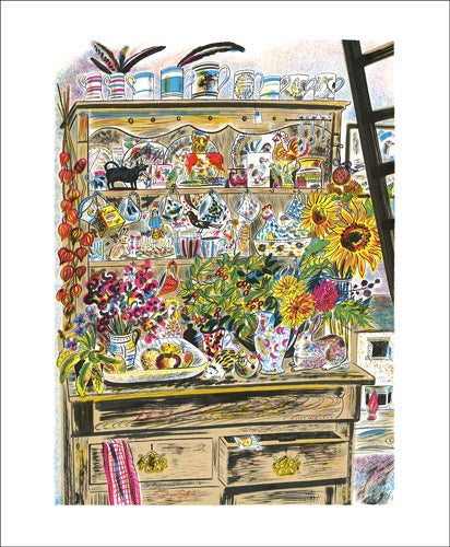 September Dresser Blank Card