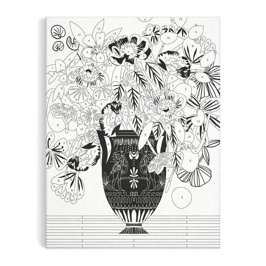 Etruscan Vase: Paint By Numbers