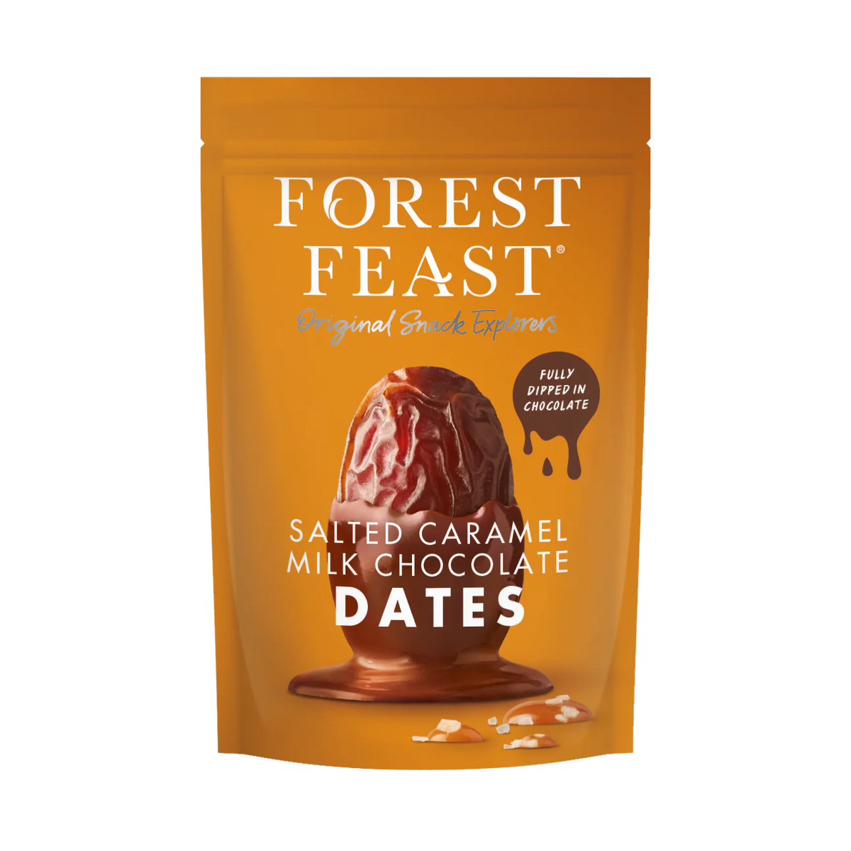 Salted Caramel Milk Chocolate Dates