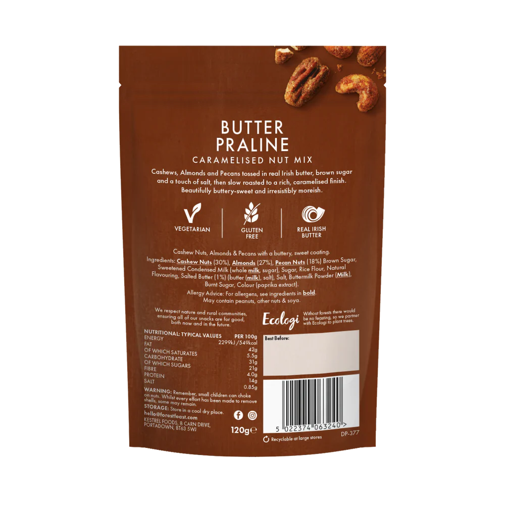 Butter Praline Caramelised Nut Mix