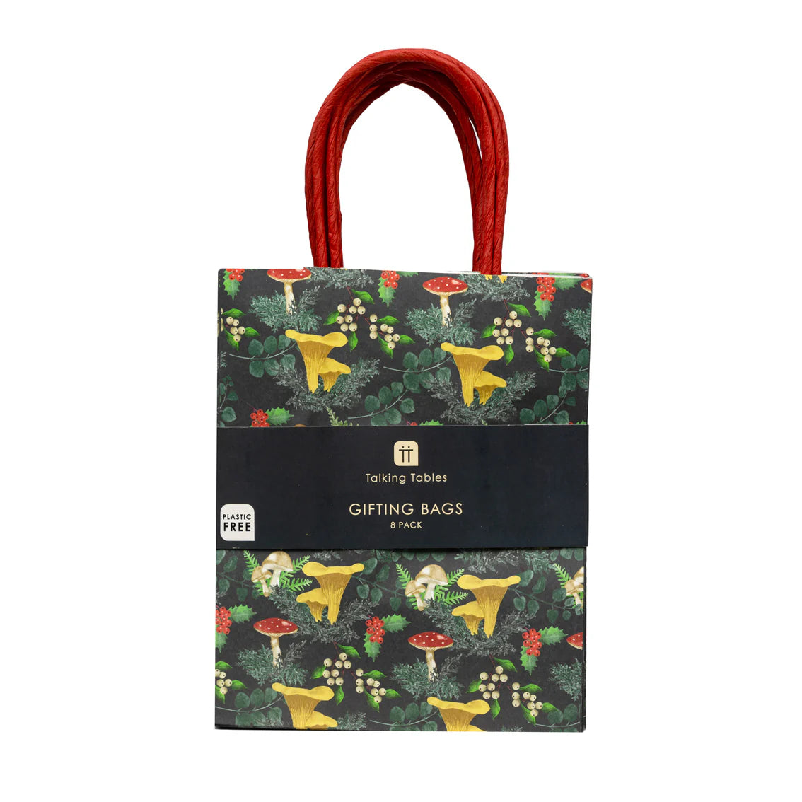 Woodland Forest Mushroom Green Gift Bags