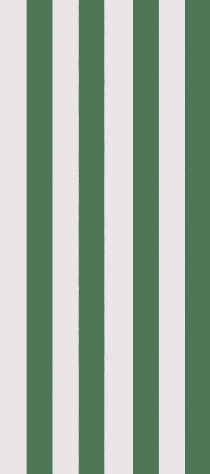 Green & Cream Stripe Tissue Paper