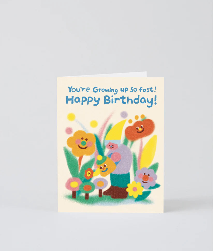 Growing Up Birthday Card