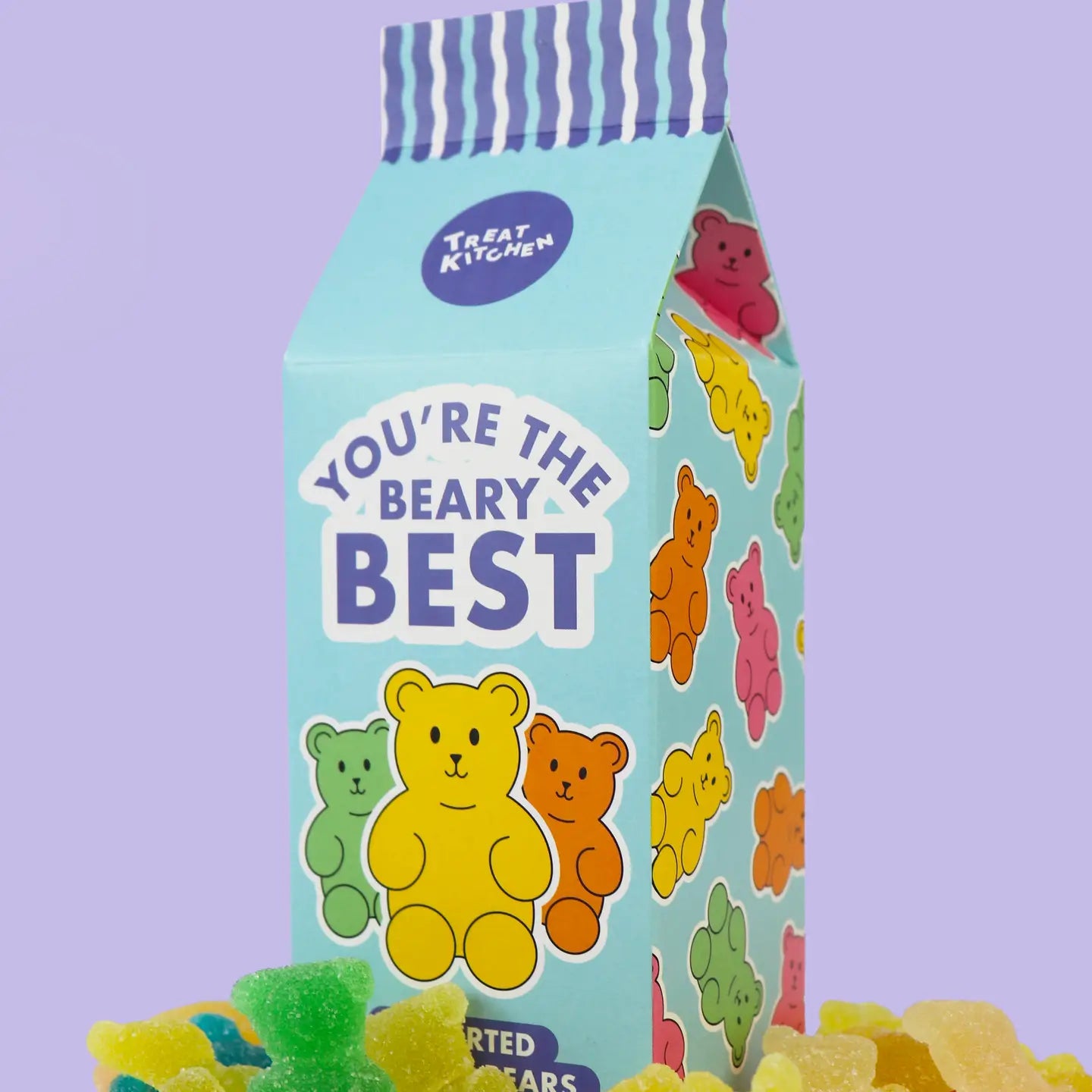 Gummy Bear Sweet Milk Carton