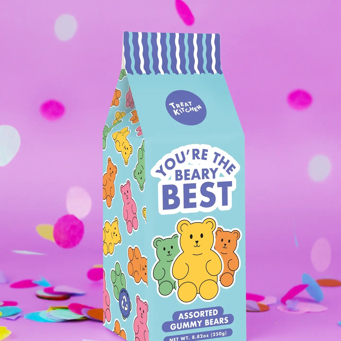 Gummy Bear Sweet Milk Carton