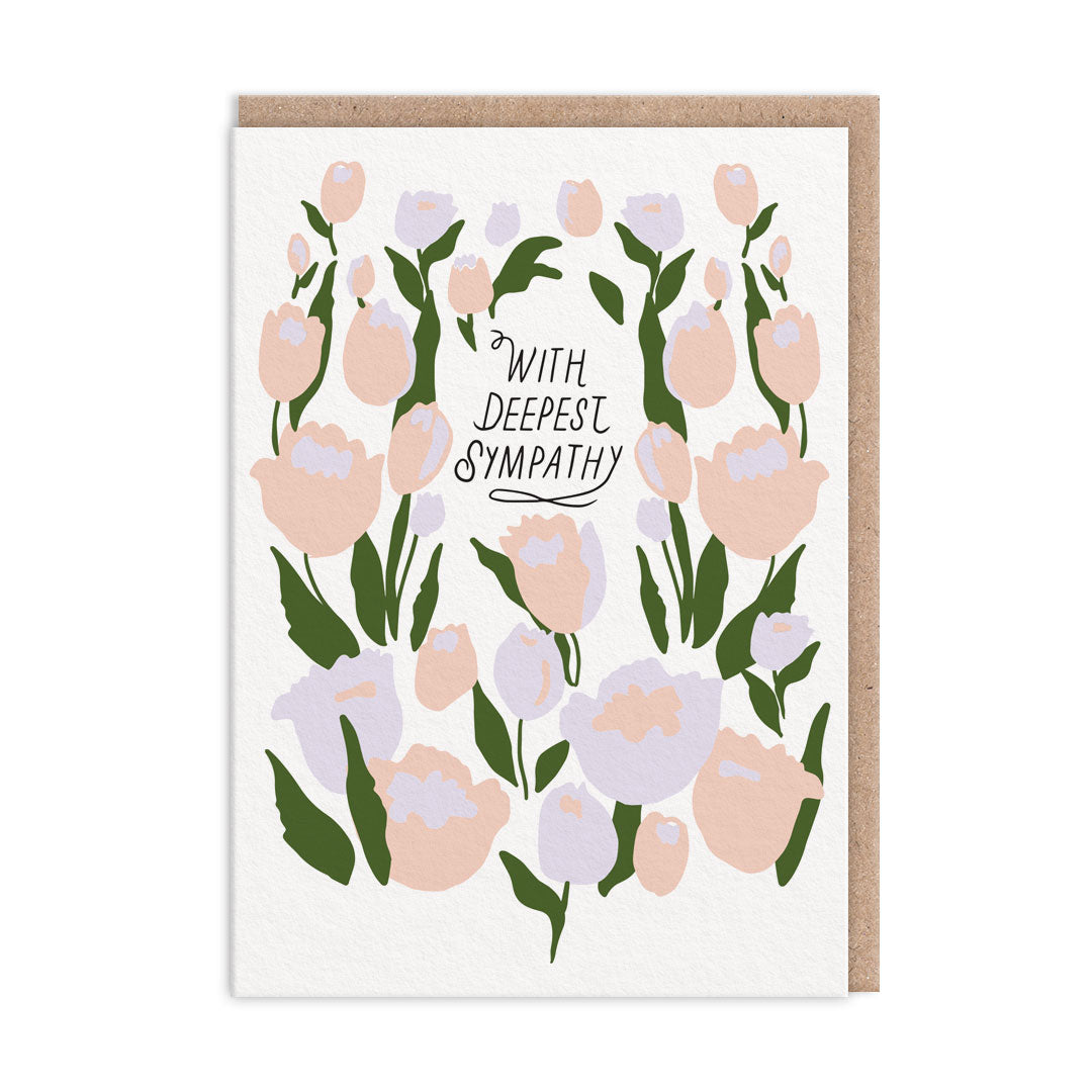 Floral Deepest Sympathy Card