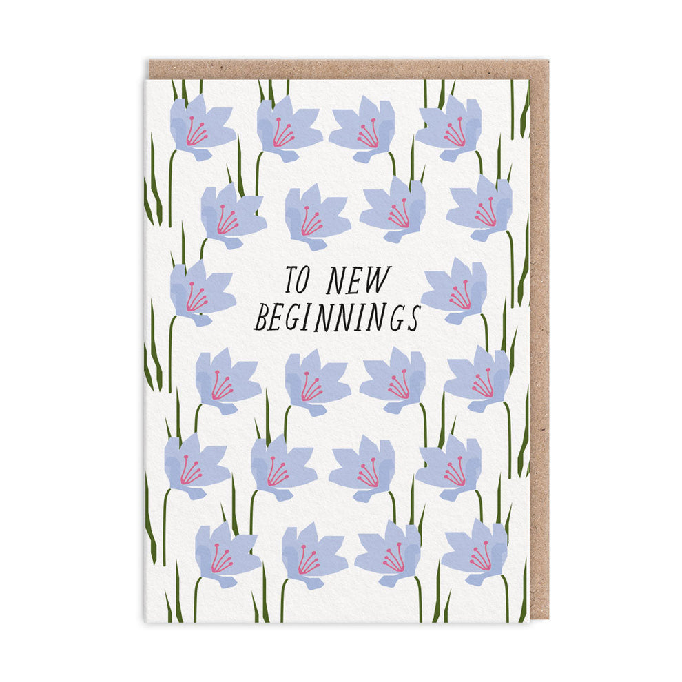 To New Beginnings Card