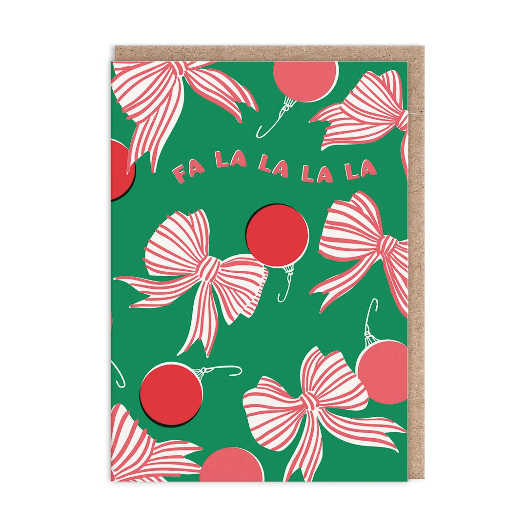 Hello!Lucky Charity Christmas Cards - Red & Green (Pack of 9)
