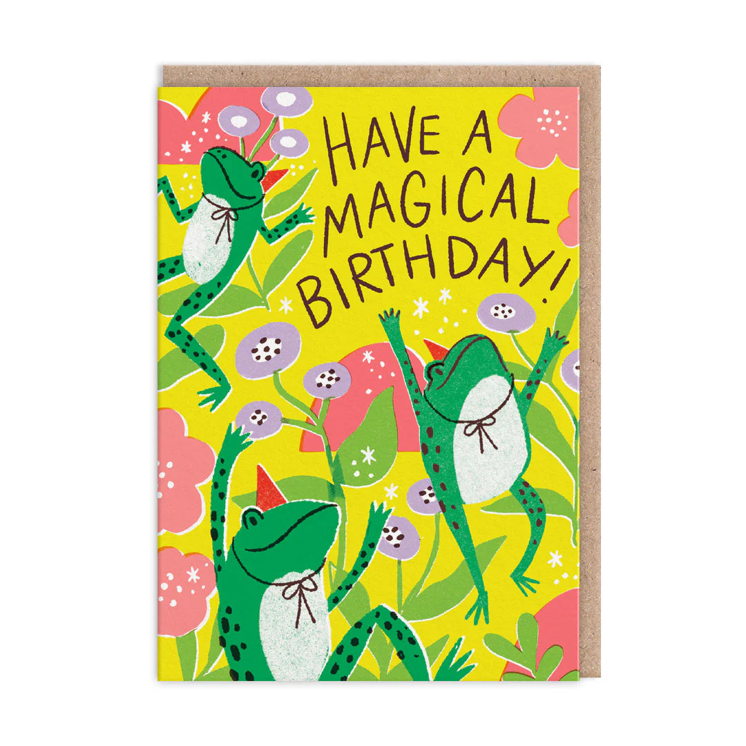 Magical Frogs Birthday Card By Ohh Deer | Curiouser