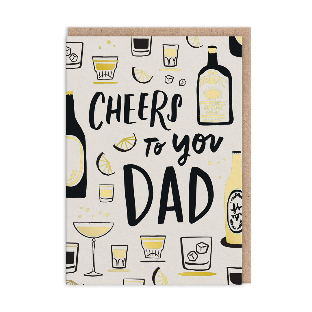 Cheers To You Dad Father's Day Card