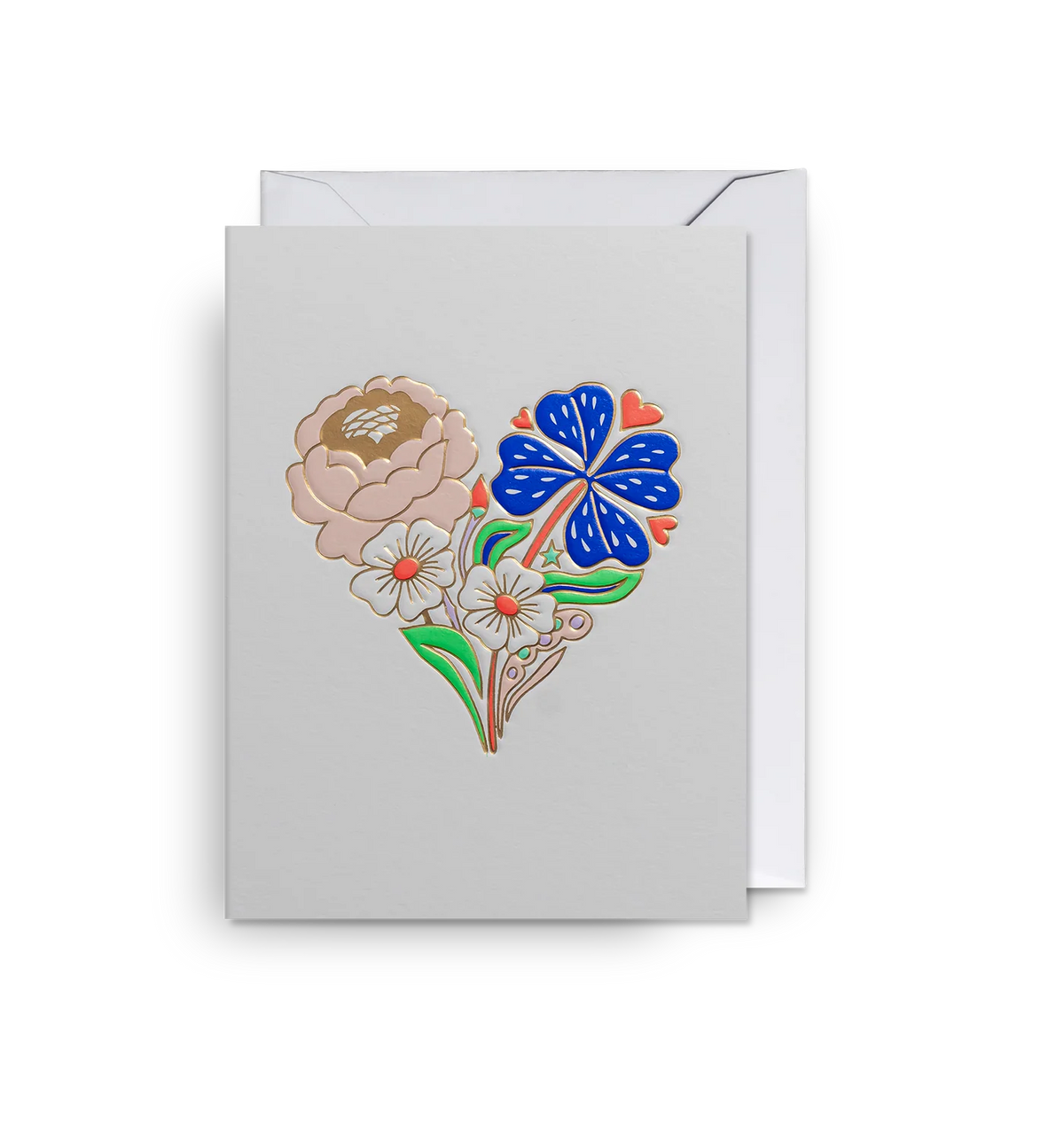 Heart Bouquet Mini Card