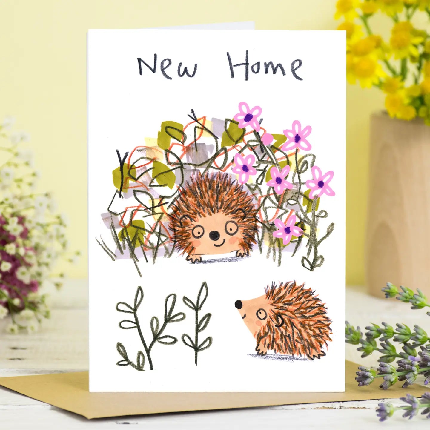 Hedgehog New Home Card