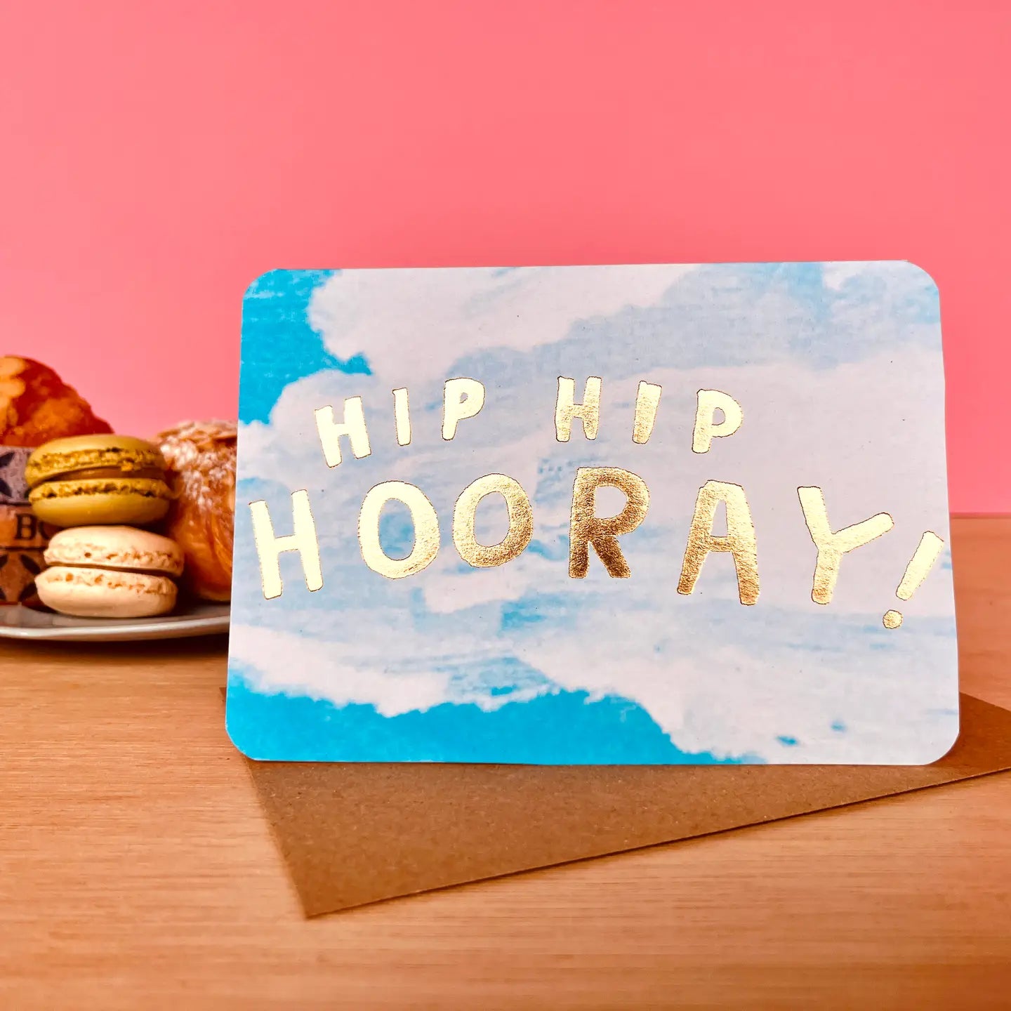 Hip Hip Hooray Congratulations Card