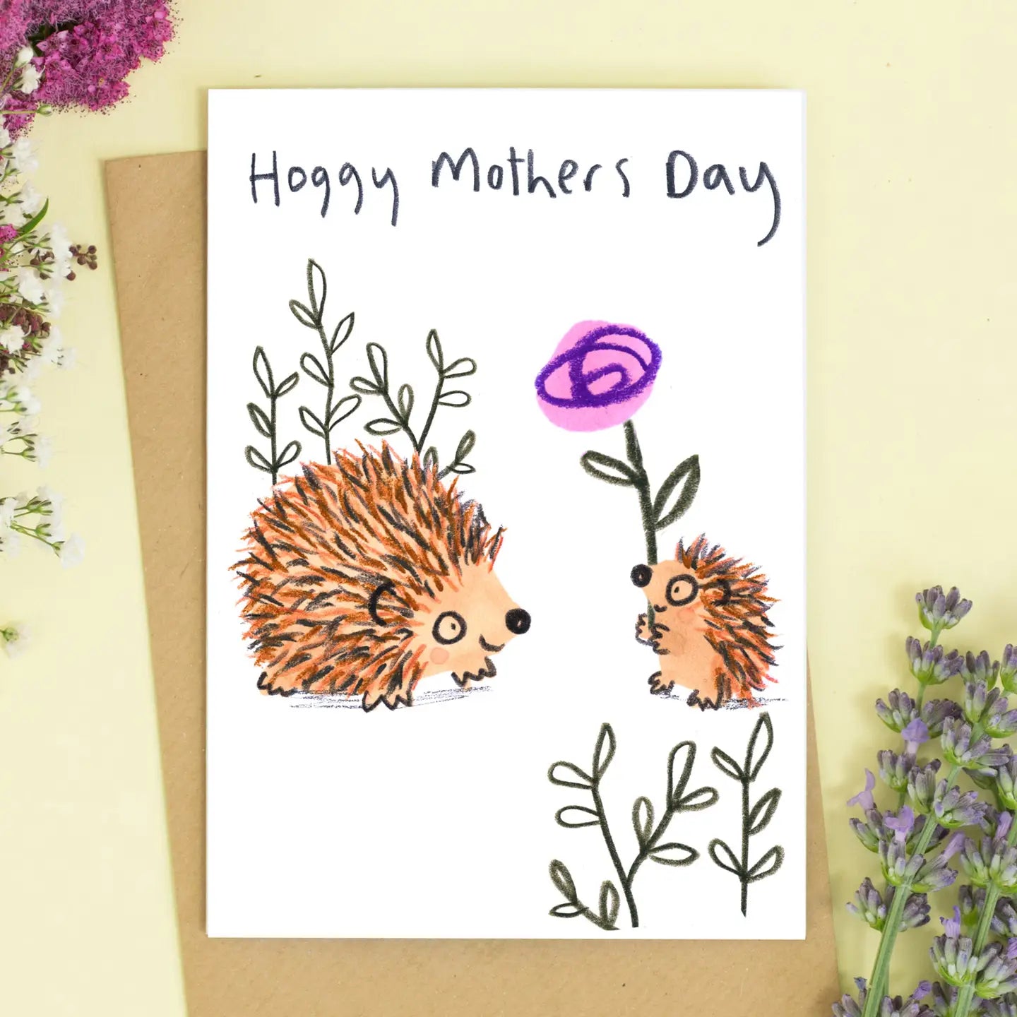 Hoggy Mother's Day Card