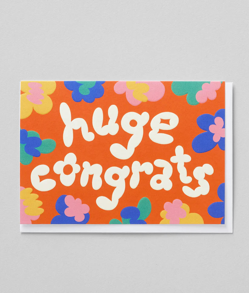 Huge Congrats Congratulations Card By WRAP | Curiouser
