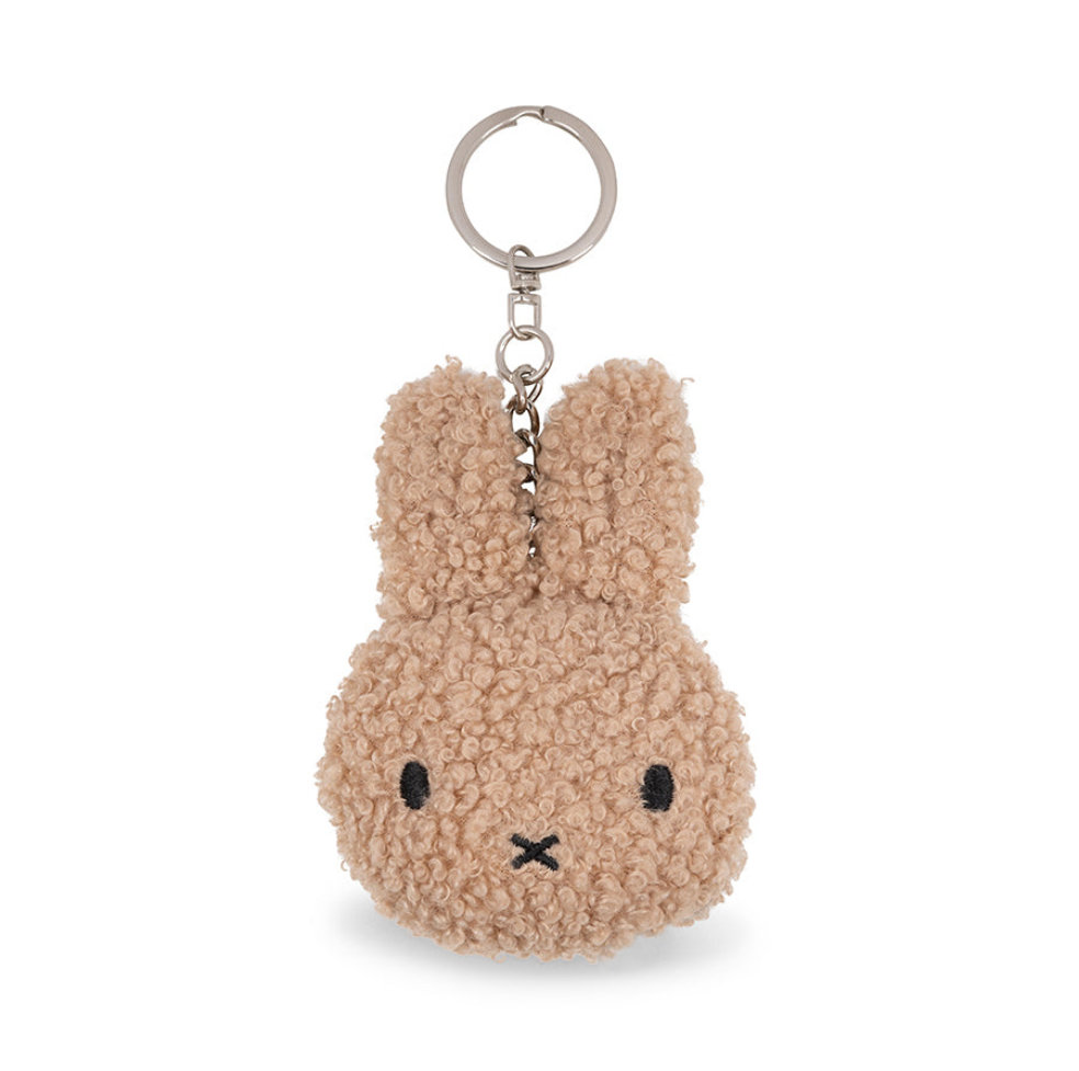 Miffy Flat Keychain Tiny Teddy Beige