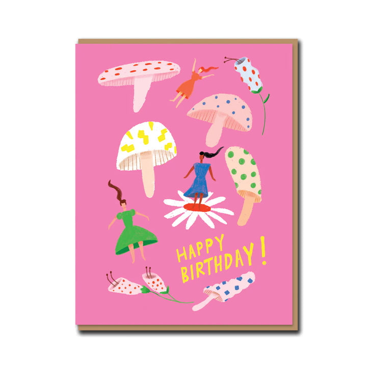Fun With Funghi Birthday Card