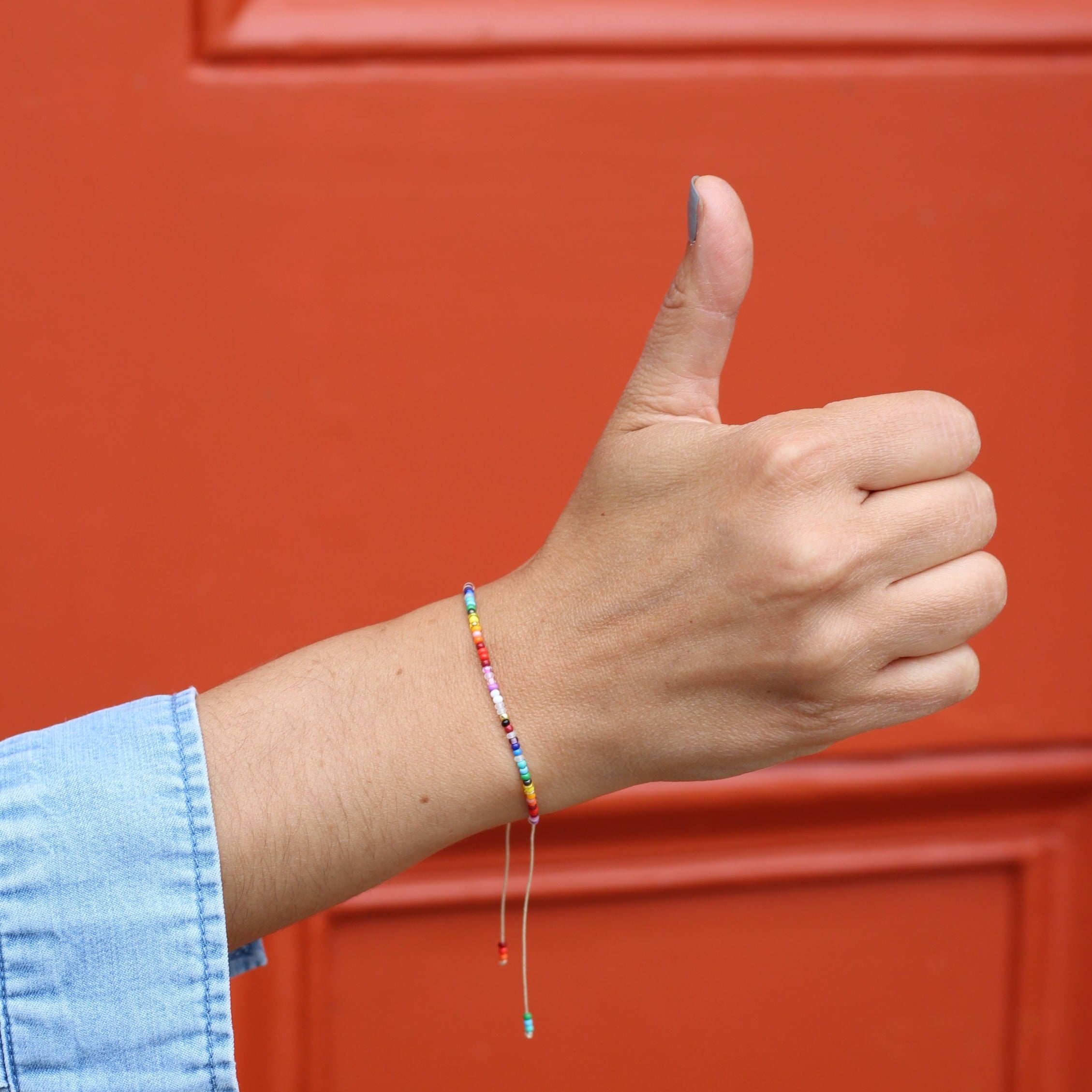 Rainbow Miyuki Bead Bracelet