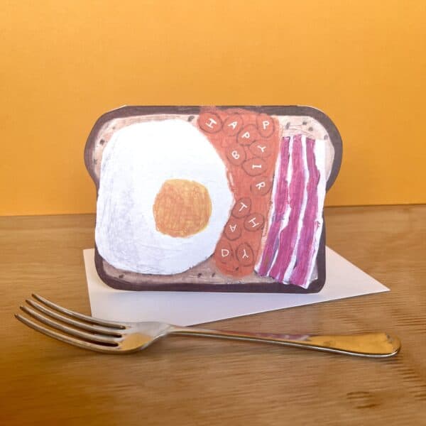 Beans on Toast Birthday Card