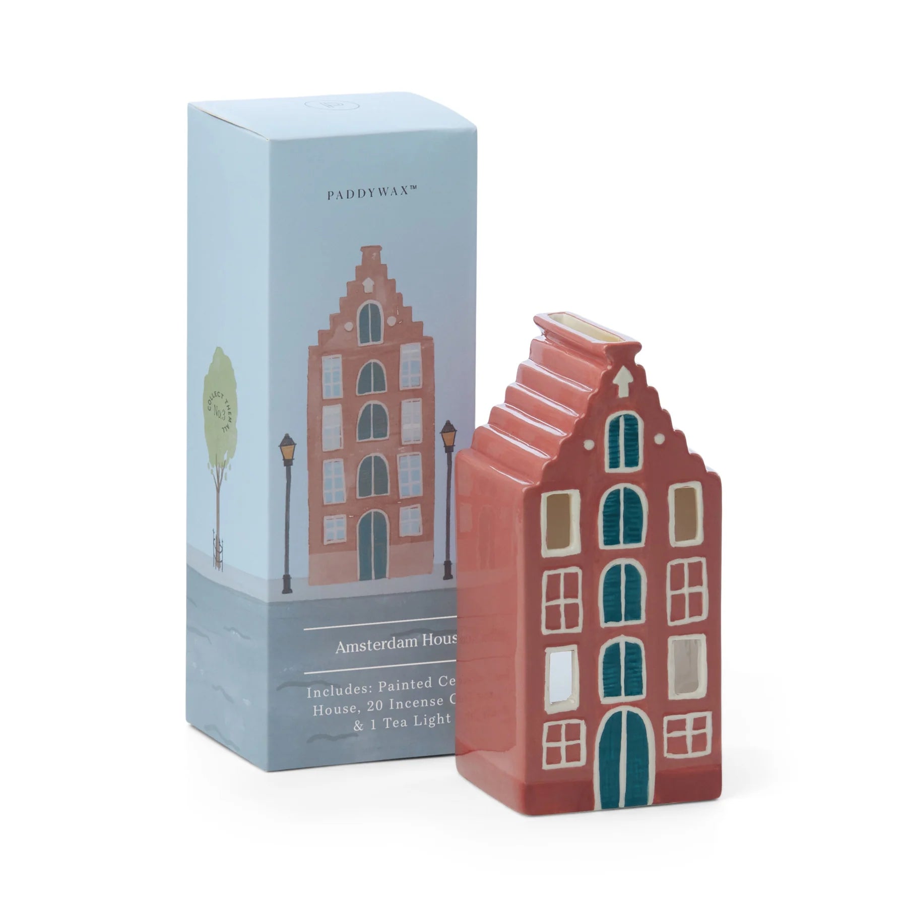 Amsterdam House Style Incense & Tea Light Holder