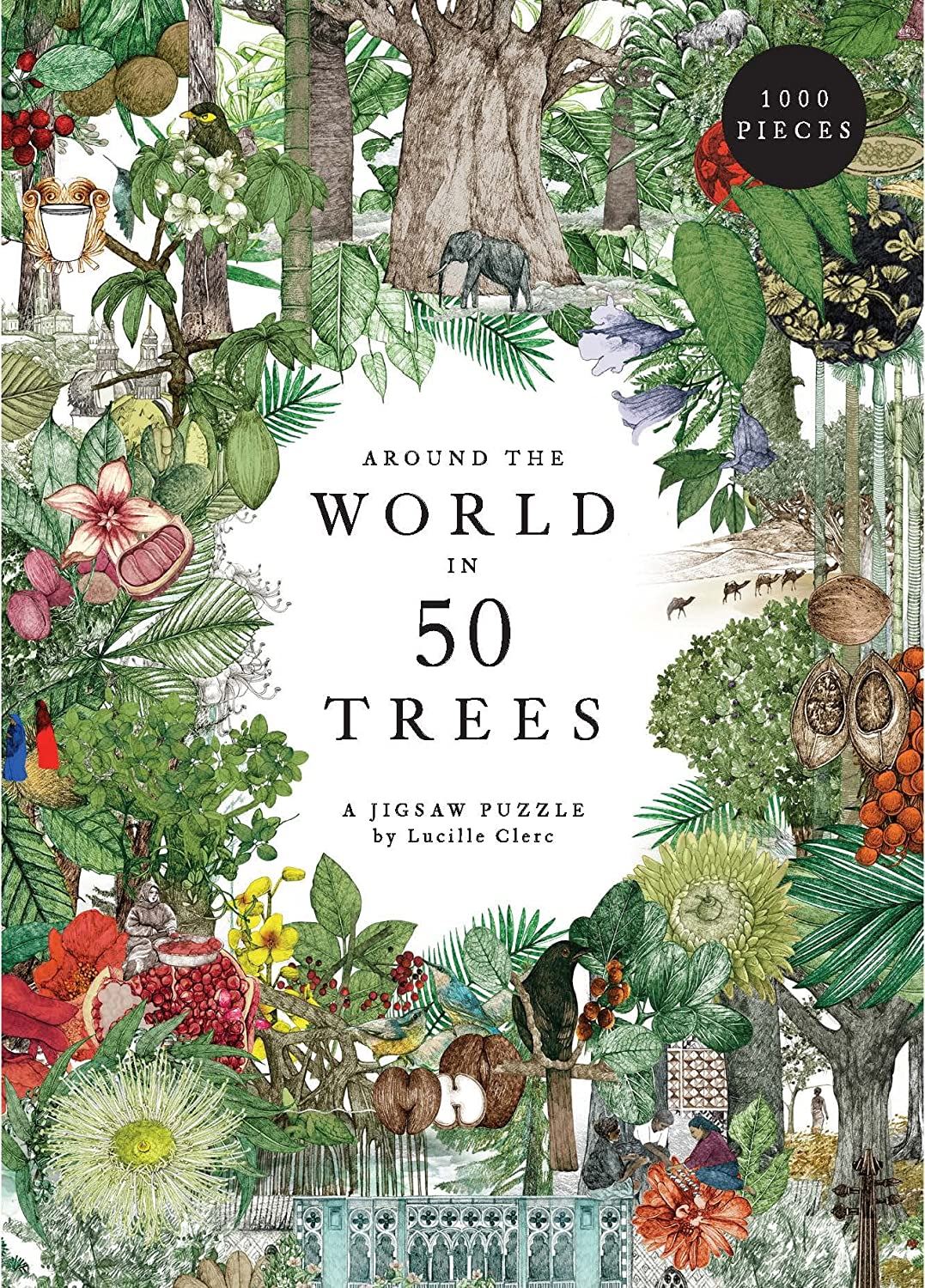 Around The World In 50 Trees : 1000 Piece Jigsaw Puzzle