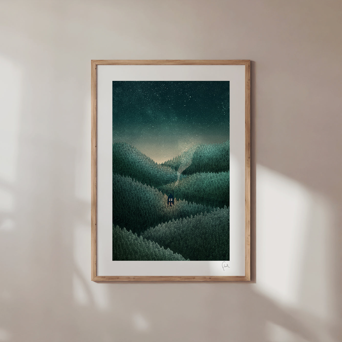 A4 In The PInes Art Print