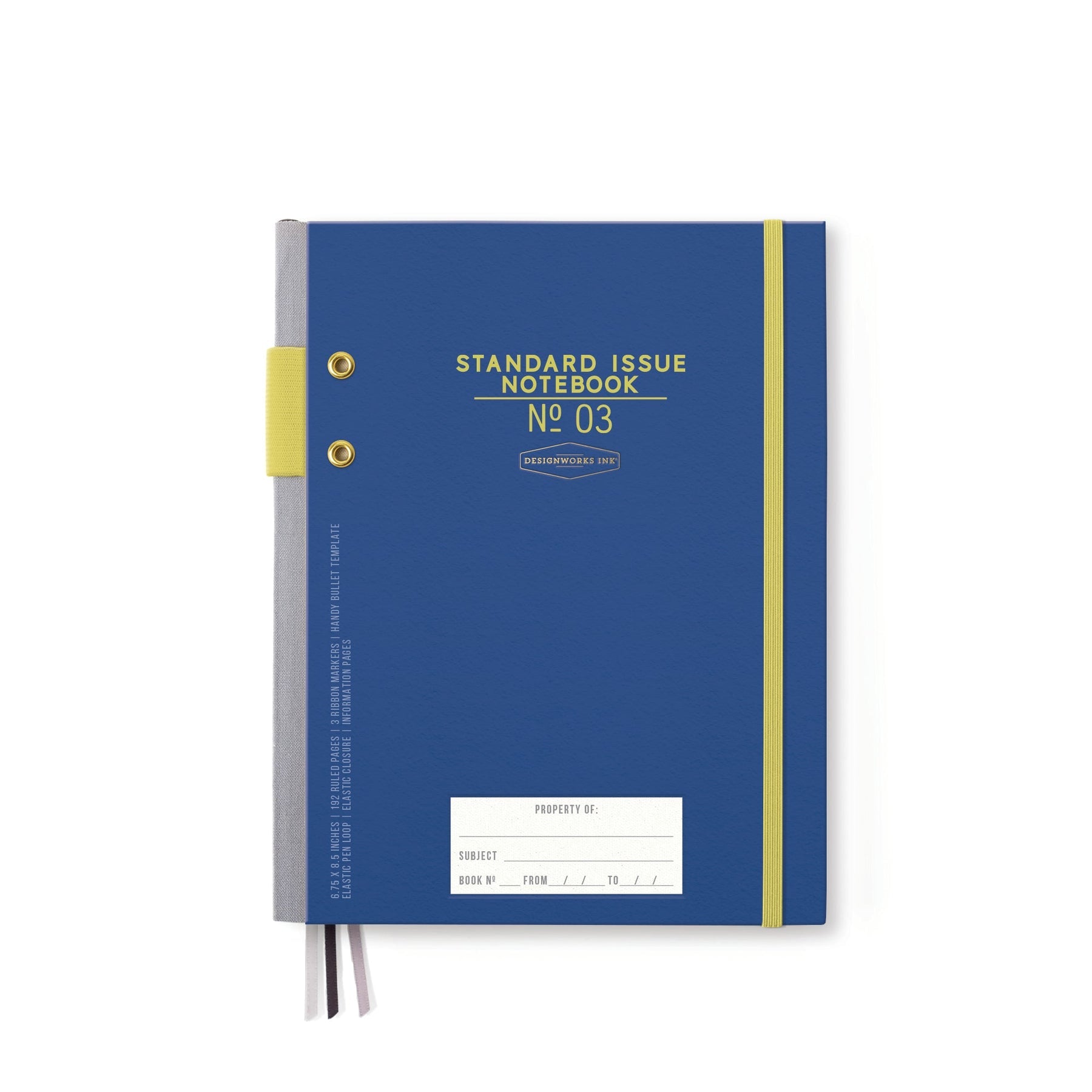 Cobalt & Citron Hardcover Notebook