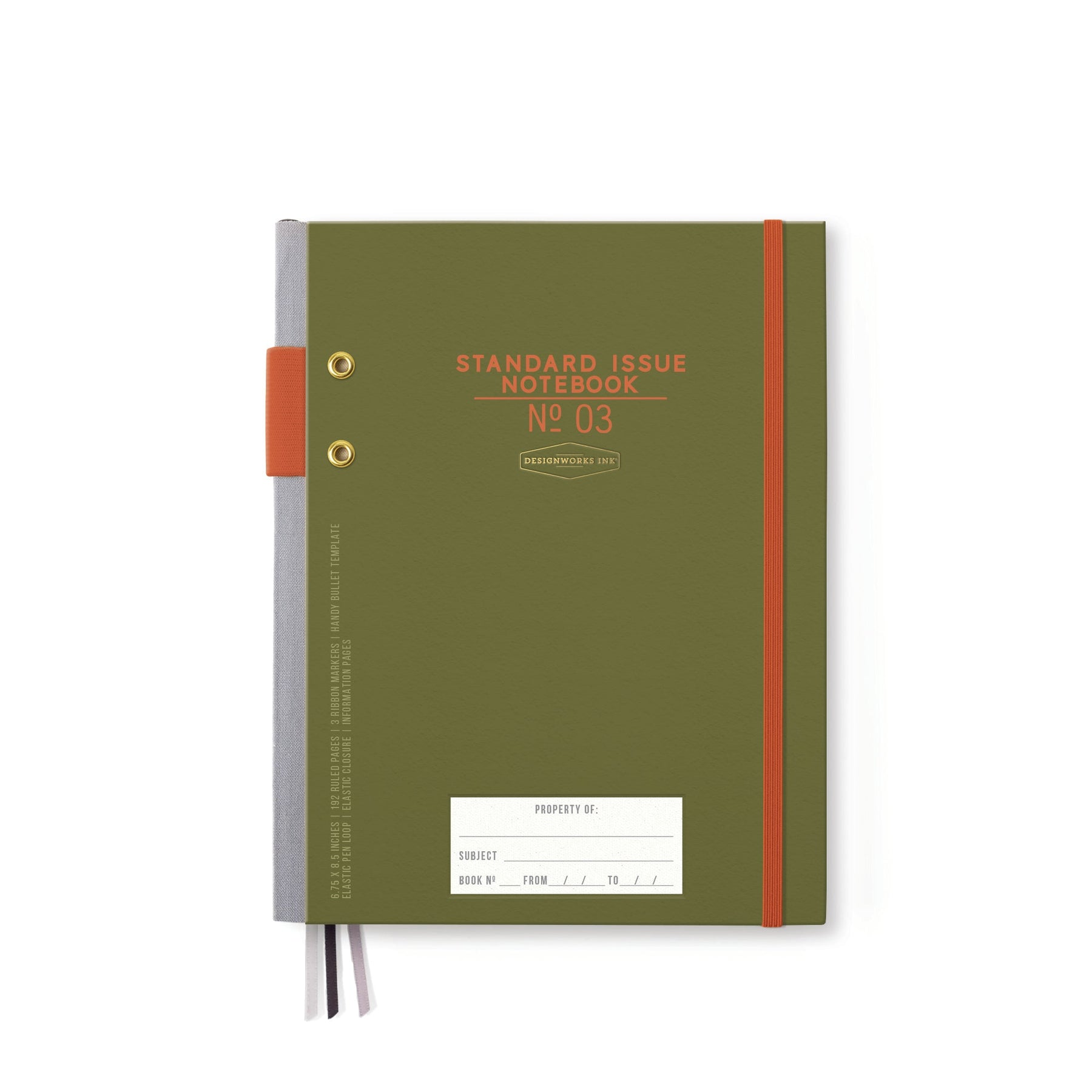 Army Green & Chilli Hardcover Notebook