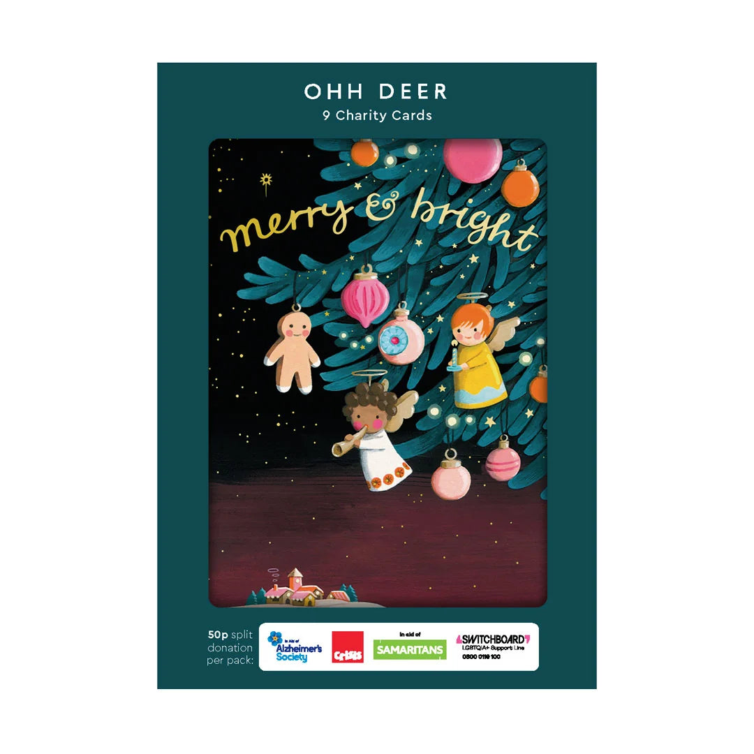 Joo Joo Paper Charity Christmas Cards (Pack of 9)
