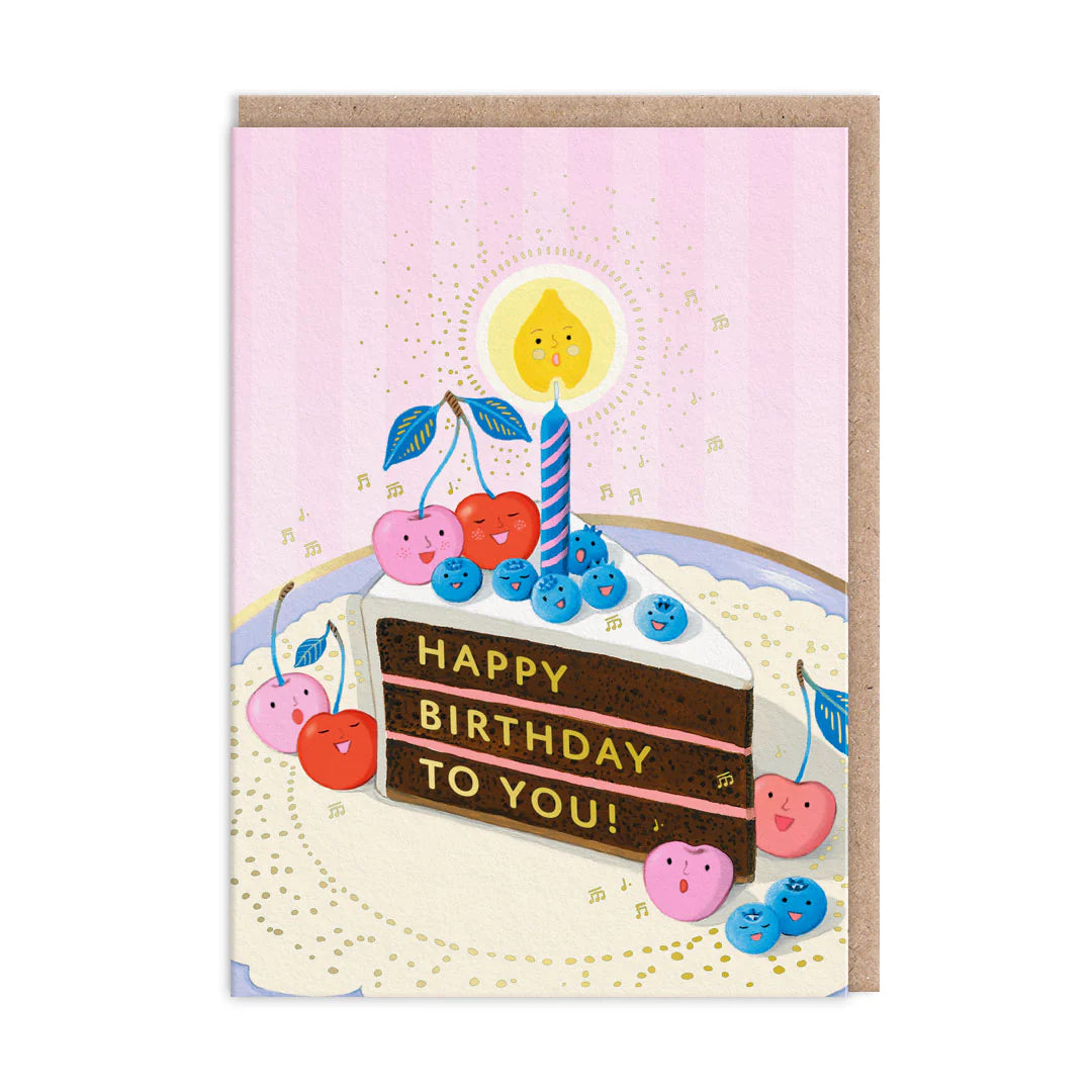 Berry Serenade Birthday Card