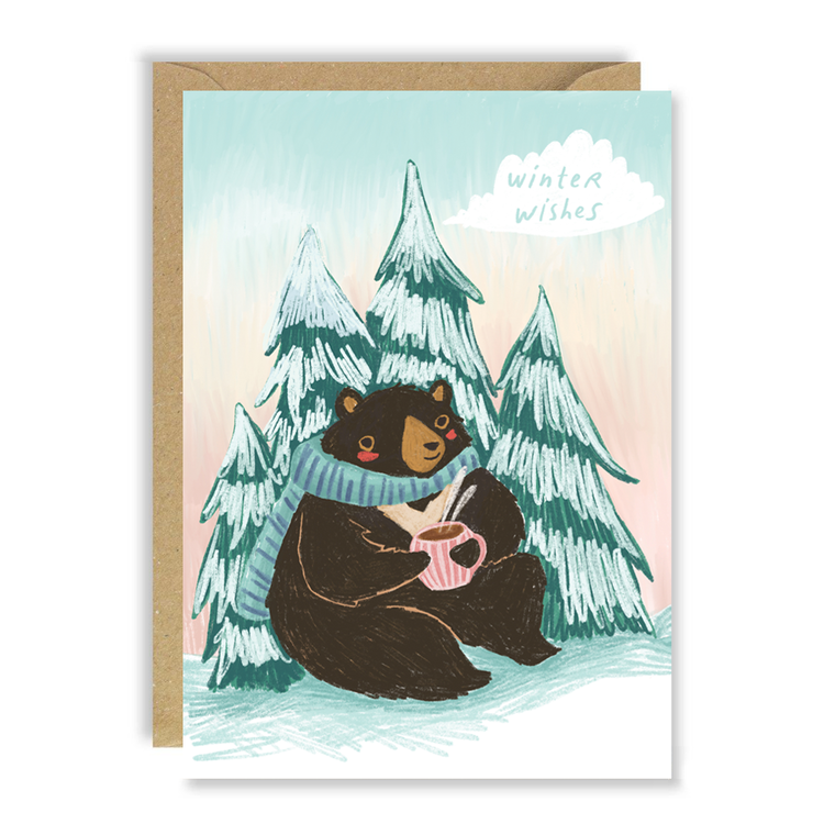 Taiwanese Bear Christmas Card