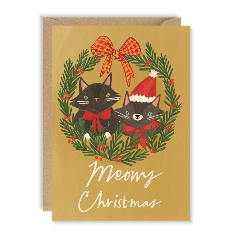 Meowy Christmas Card