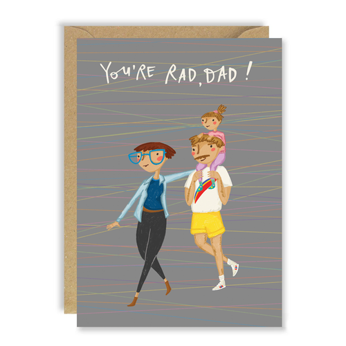 You're Rad Dad Father's Day Card