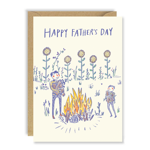 Father's Day Fire Father's Day Card