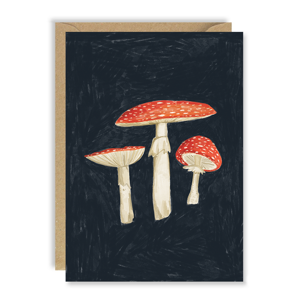 Mushroom Blank Card