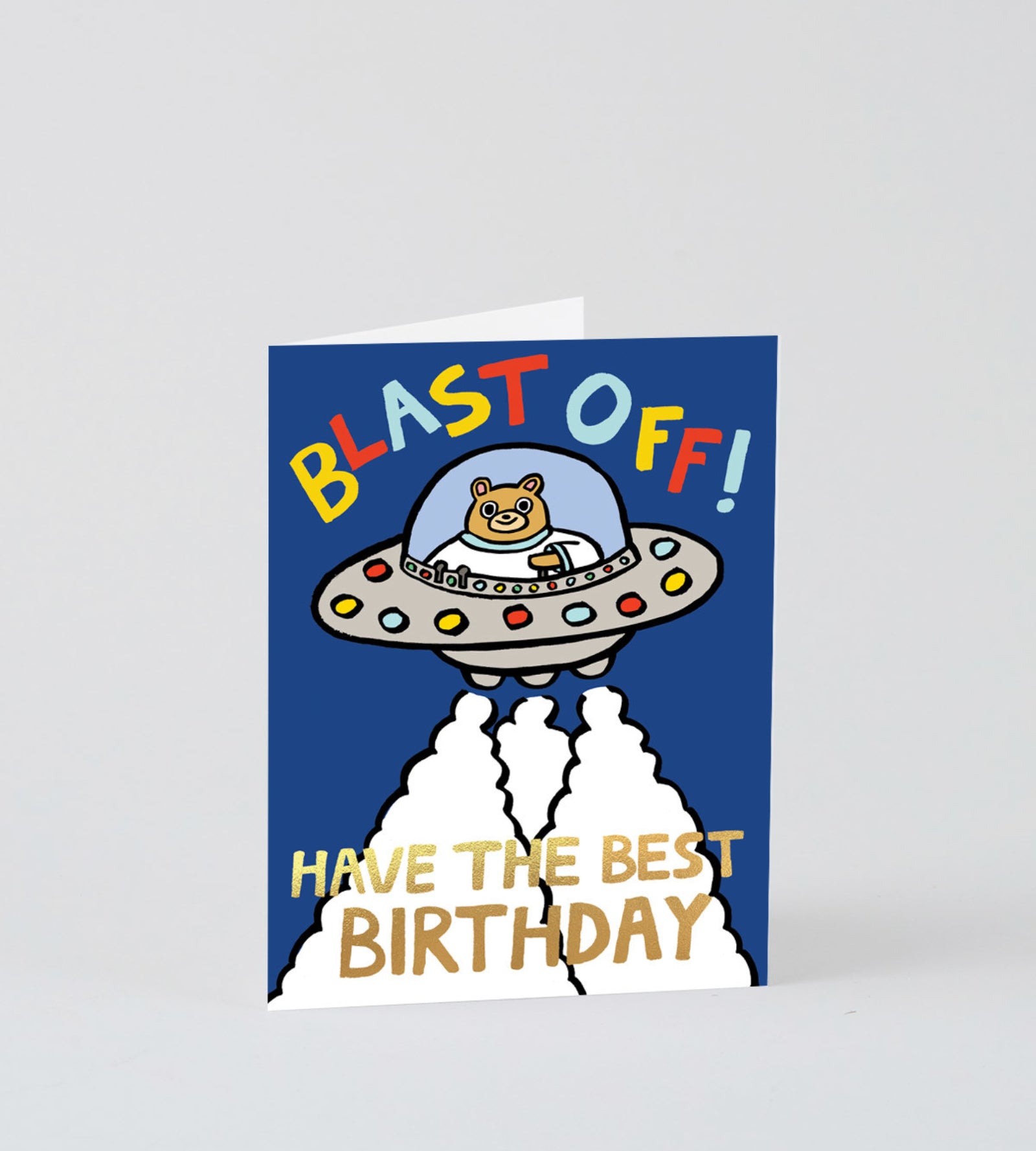 Blast Off! Birthday Card