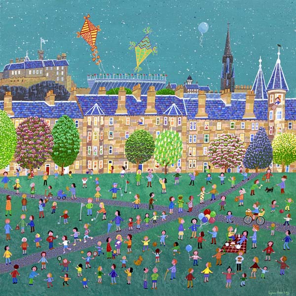Large Picnic On The Meadows Art Print