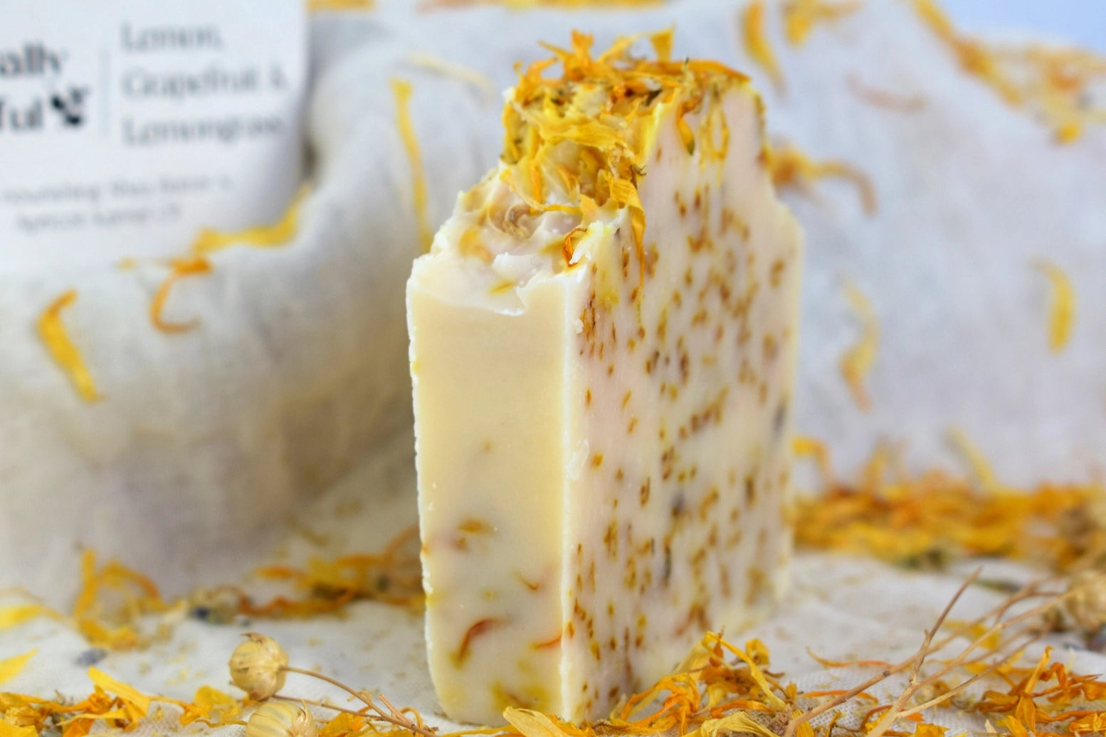 Lemon, Grapefruit & Lemongrass Natural Soap Bar