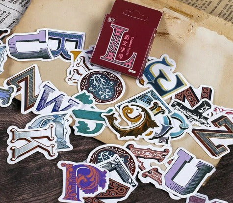 Kawaii Letter Sticker Set