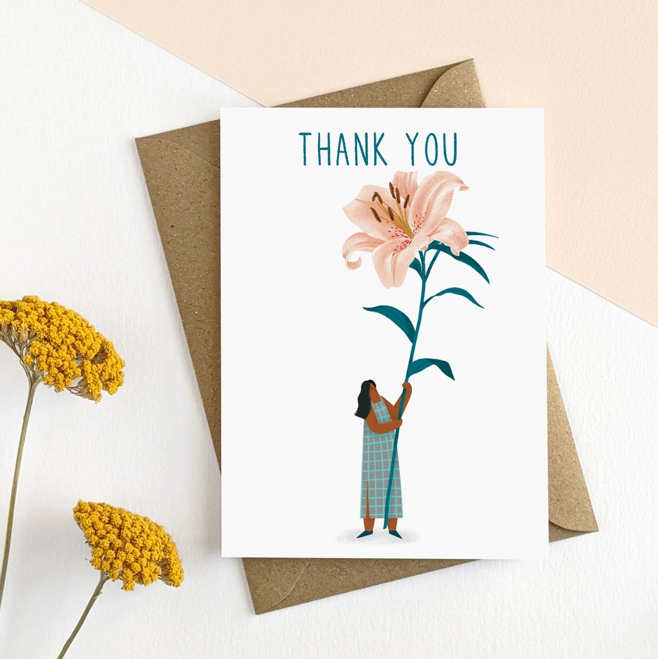 Lily Thank You Card