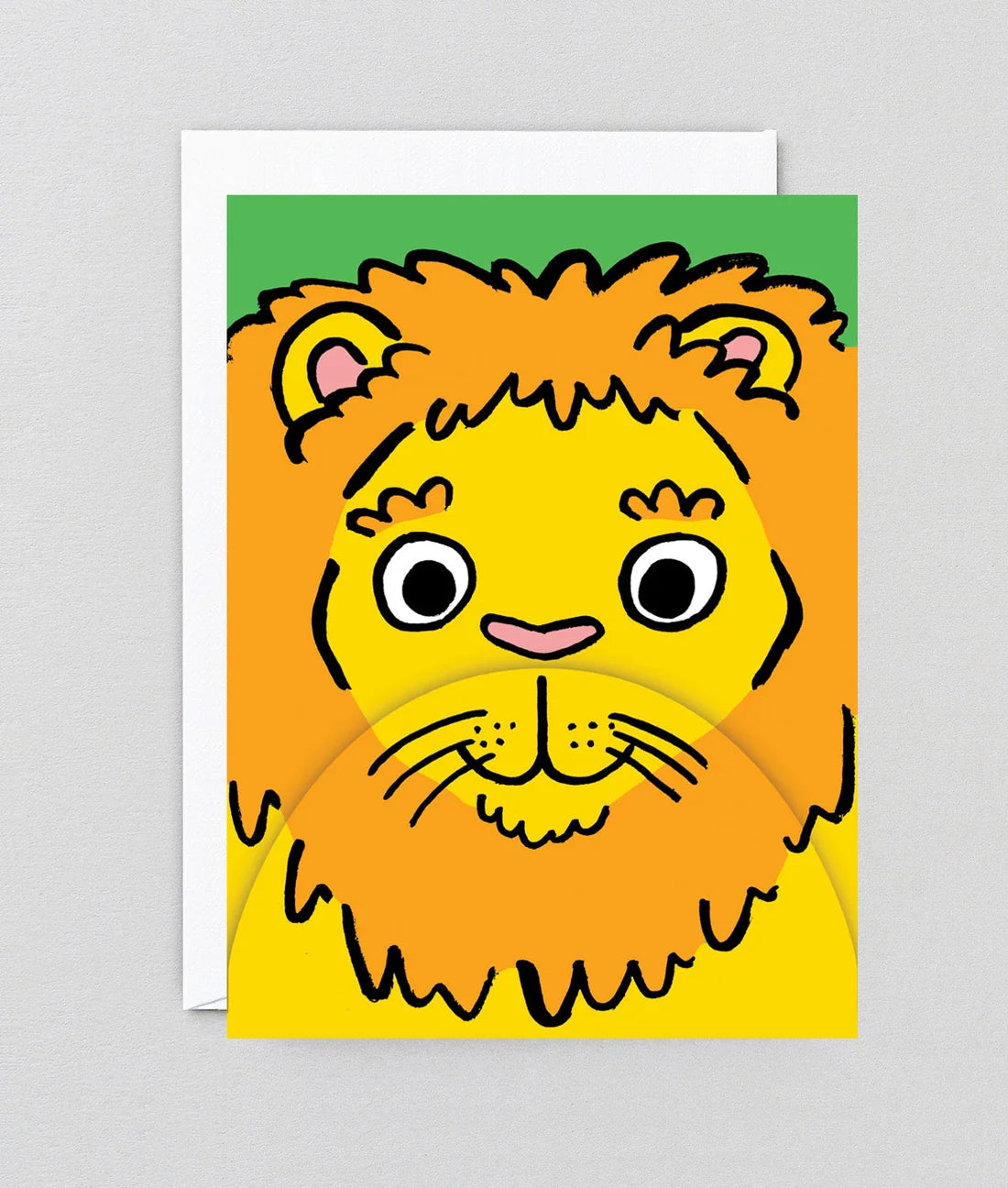 Lion Big Mouth Card