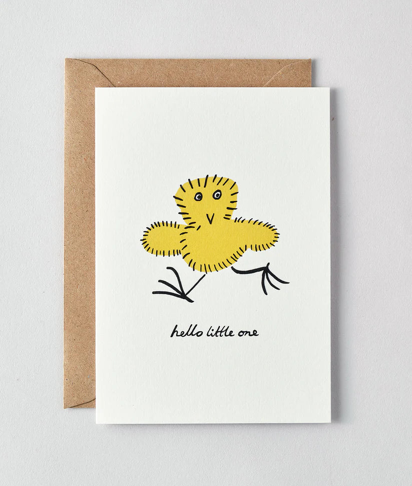 Little One Chick New Baby Card