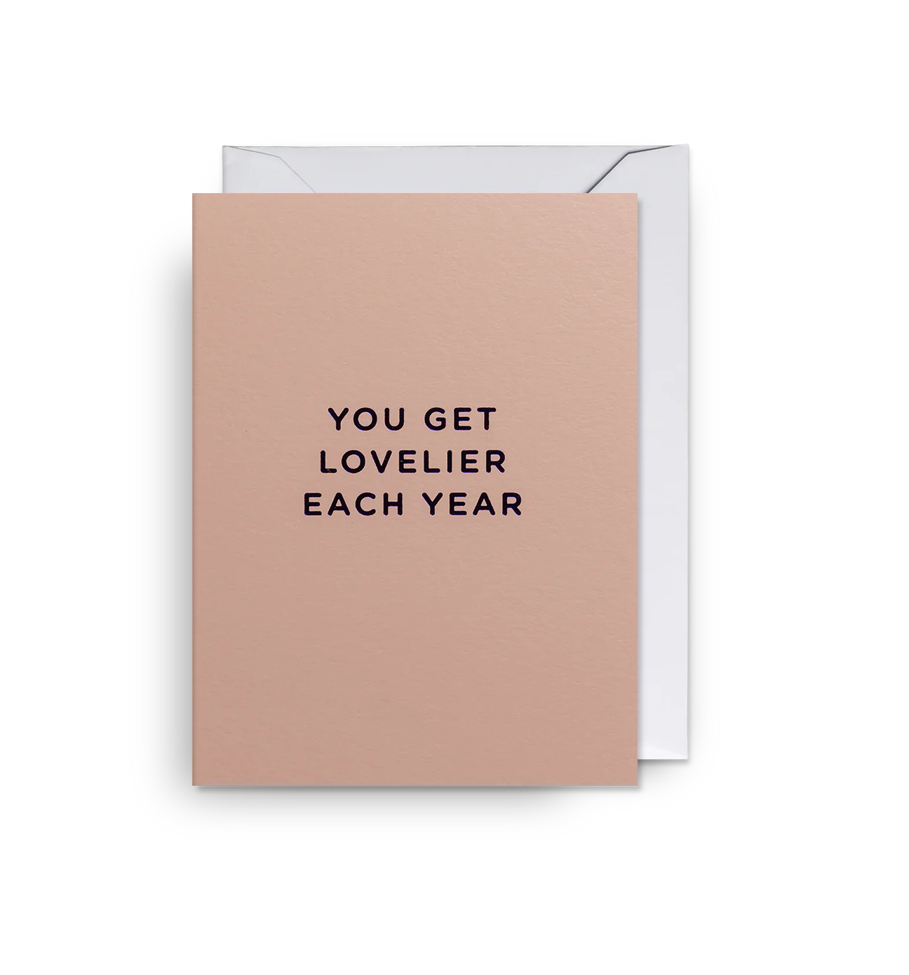 Lovlier Each Year Mini Birthday Card