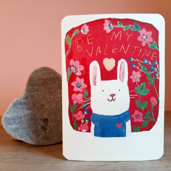 Bunny Valentines Card